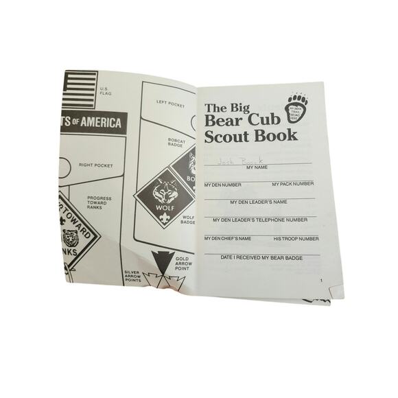 1984 The Big Bear Cub Scout Book Boy Scouts Of America Book Paperback Viintage - Picture 5 of 7